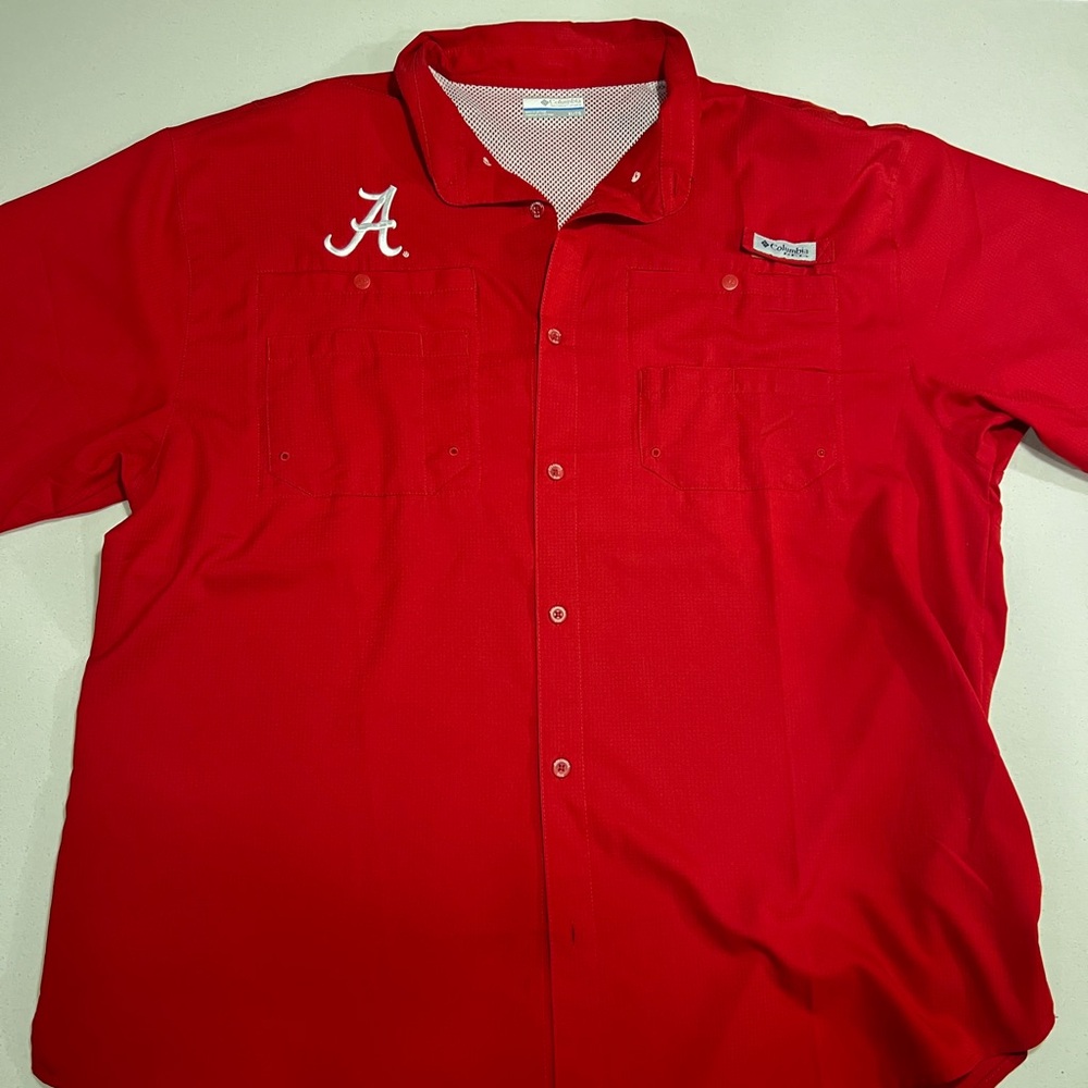 Men's Columbia Crimson Alabama Crimson Tide PFG Tamiami Shirt
XL